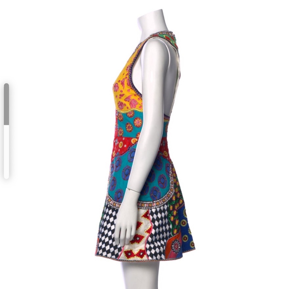 Nwot Alice + Olivia Multicolor Patchwork Embroide… - image 2